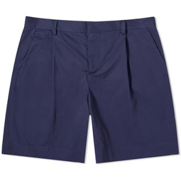 A.P.C. Crew Pleated Shorts Dark Navy