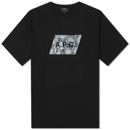 A.P.C. Cobra Logo T-Shirt Black