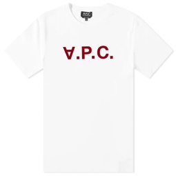 A.P.C. VPC Logo T-Shirt White & Red