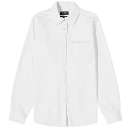 A.P.C. Tina Denim Shirt White