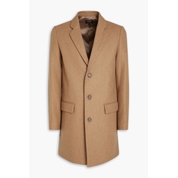 Wool-blend felt coat