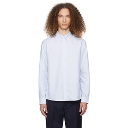 Blue & White Greg Shirt 241252M192028