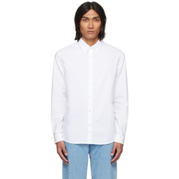 White Greg Shirt 241252M192024