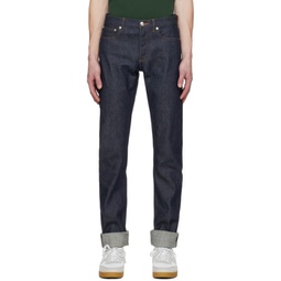 Indigo Petit Standard Jeans 241252M186005