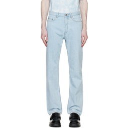 Blue Standard Jeans 231252M186034