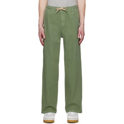 Green Vincent Trousers 241252M191006