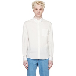 White Edouard Shirt 231252M192052