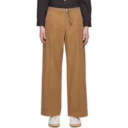 Brown Euphemia Trousers 231252F087009