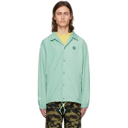Green Patch Jacket 241547M180017