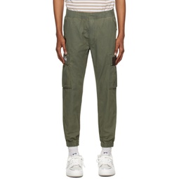 Green Patch Cargo Pants 231547M191023