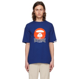 Blue Printed T-Shirt 241547M213031