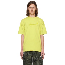 Yellow Embroidered T-Shirt 241547M213044