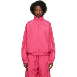 Pink Chic Track Jacket 231526F063000