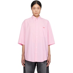 SSENSE Exclusive Pink Shirt 241526M192002