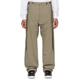 Khaki Dryskin Trousers 231368M191011