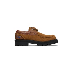 Brown Curve BS01 Boat Shoes 241039M225003