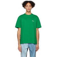 Green Fluic T Shirt 222039M213001