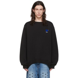 Black Cotton Sweatshirt 221039M204000