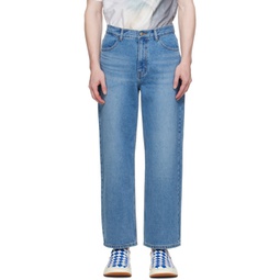 Blue Significant Tag Jeans 241039M186006