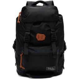 Black Nylon Backpack 222039M166000