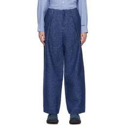 Blue Faded Trousers 232039M191001