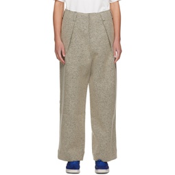 Gray Banqu Trousers 232039F087000