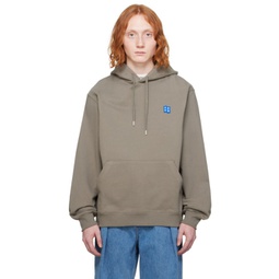 Gray Significant Tag Hoodie 241039M202010