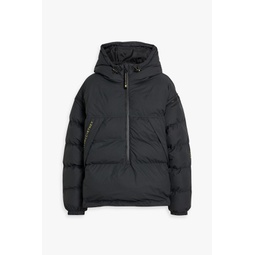 Convertible quilted shell hooded jacket
