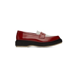 Red   White Type 5 Loafers 222546M231004