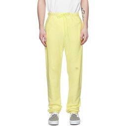 Yellow Cotton Lounge Pants 222605M190001