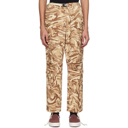 Brown Camouflage Trousers 231605M191003