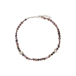 Purple Ocean Gemstone Necklace 241138M145000