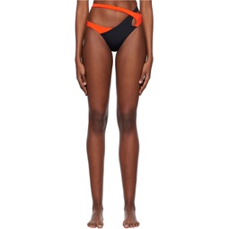 Black   Orange Racy Bikini Bottoms 231281F105013