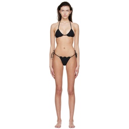Black Lorna Bikini Top 221281F105008