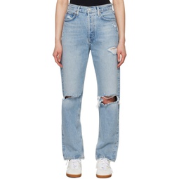 Blue 90s Jeans 241214F069053