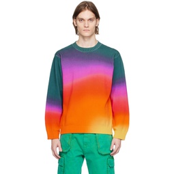 Multicolor Crewneck Sweater 231319M201004