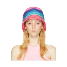 Multicolor Denim Bucket Hat 221319F015000