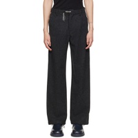 SSENSE Exclusive Gray Trousers 222460M191000