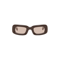 Brown Verve Inflated Sunglasses 241381M134002