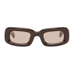 Brown Verve Inflated Sunglasses 241381M134002