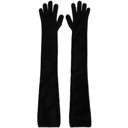 Black Long Gloves 231483F012001