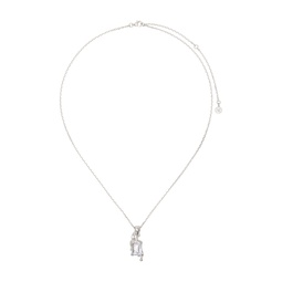 SSENSE Exclusive Silver Melting Necklace 241201M145006