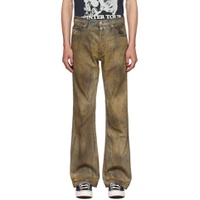 Brown   Blue Faded Jeans 232383M186001