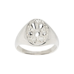 Silver Wallflower Ring 232161M147008
