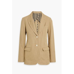 Boy cotton and linen-blend blazer