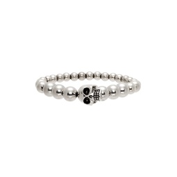 Silver Skull Ball Bracelet 221259M142018