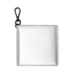 Silver Leather Bifold Wallet 222259M164022
