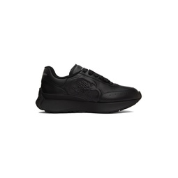 Black Sprint Runner Sneakers 221259M237178