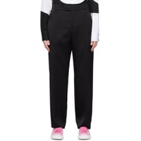 Black Creased Trousers 231259M191015
