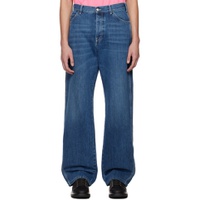 Blue Faded Jeans 231259M186009